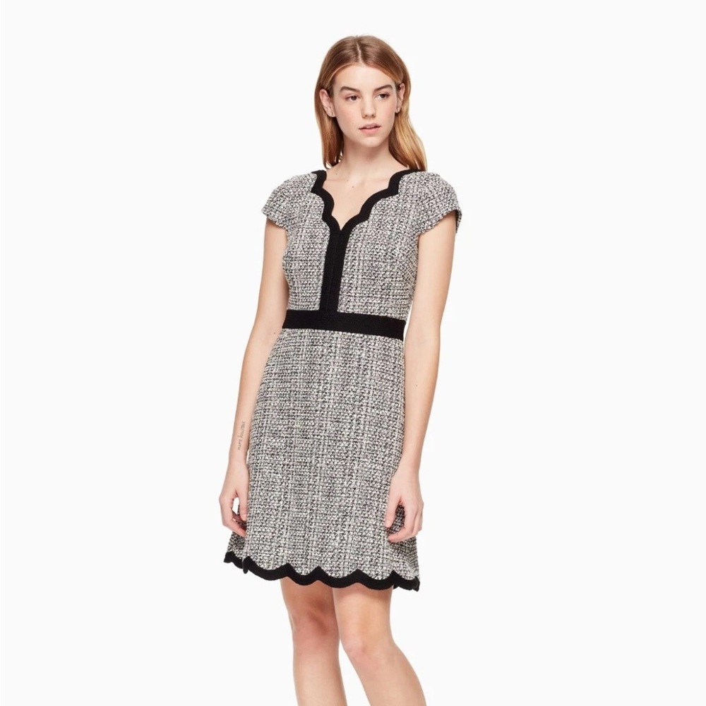 Kate Spade Black and White Mini Dress